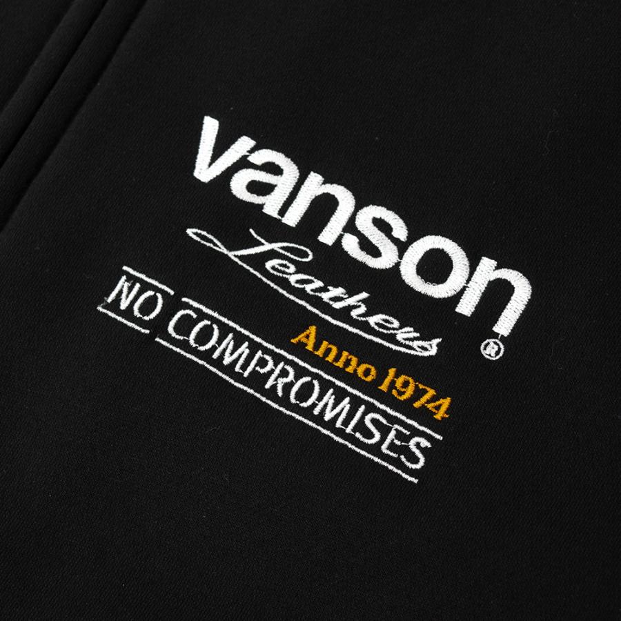 【26秋冬最新モデル】VANSON バンソン スウェットジャケット メンズ 防寒インナー ジップアップ 刺繍 ワッペン バック刺繍 GOOD SPEED SVS2607W 3カラー 5サイズ | VANSON | 14