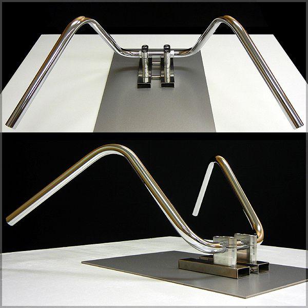 セミ絞りアップハンドル 30cm 中型車・大型車バイク用 汎用品 | ブランド登録なし | 01