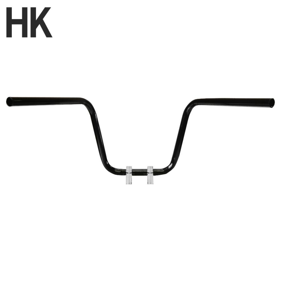 セミ絞りアップハンドル ブラック ハンドル 30cm 中型車・大型車バイク用 汎用品 | ブランド登録なし | 01