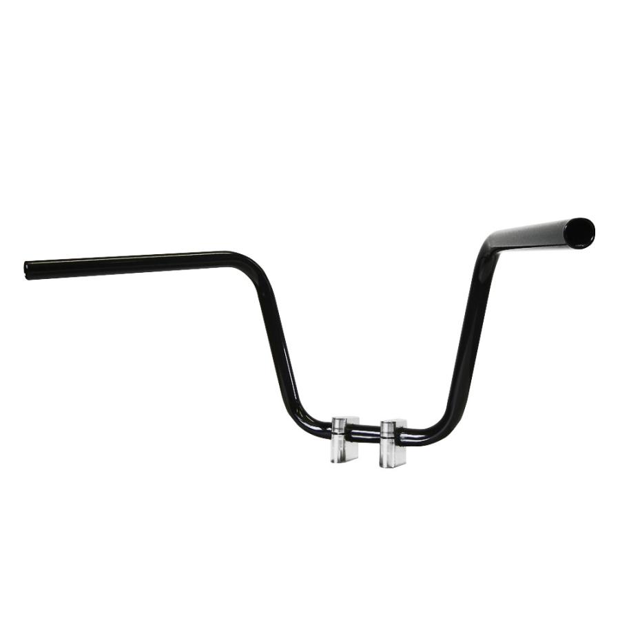 セミ絞りアップハンドル ブラック ハンドル 30cm 中型車・大型車バイク用 汎用品 | ブランド登録なし | 02