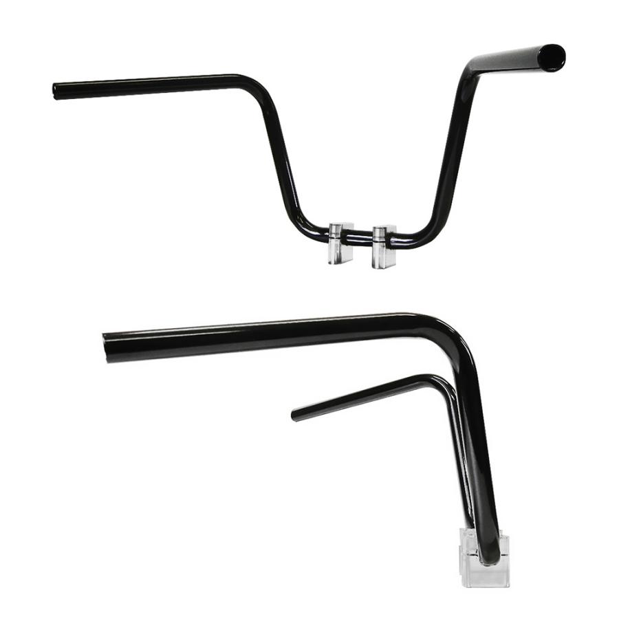 スズキ GS400-II E セミしぼりアップハンドルキット 艶有りブラック