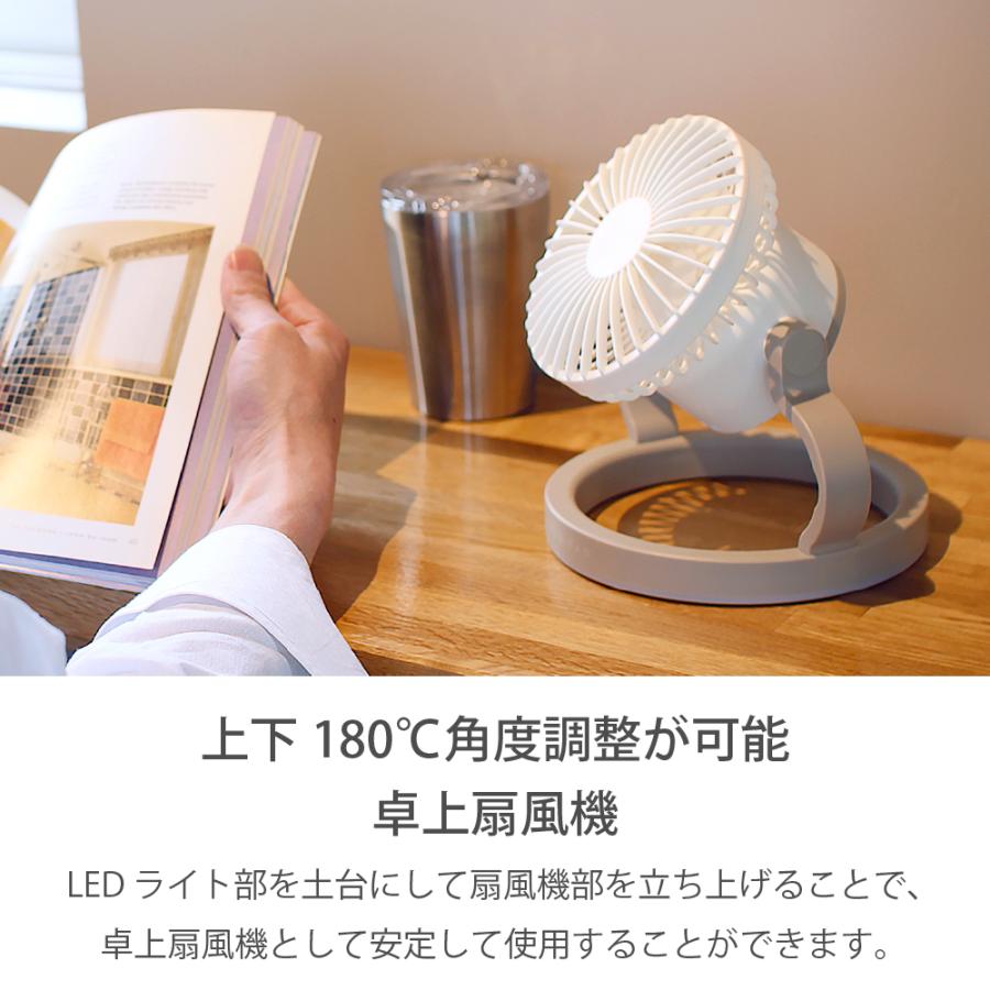 ❤超明るい＆涼しい❣扇風機とライトの角度が別々に設定できて超便利