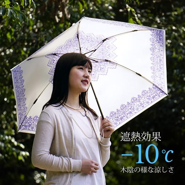 日傘 折りたたみ レディース 完全遮光 日本製 晴雨兼用 UV対策 紫外線 熱中症対策グッズ ギフト プレゼント | UVION | 04