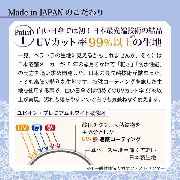 日傘 折りたたみ レディース 完全遮光 日本製 晴雨兼用 UV対策 紫外線 熱中症対策グッズ ギフト プレゼント | UVION | 07