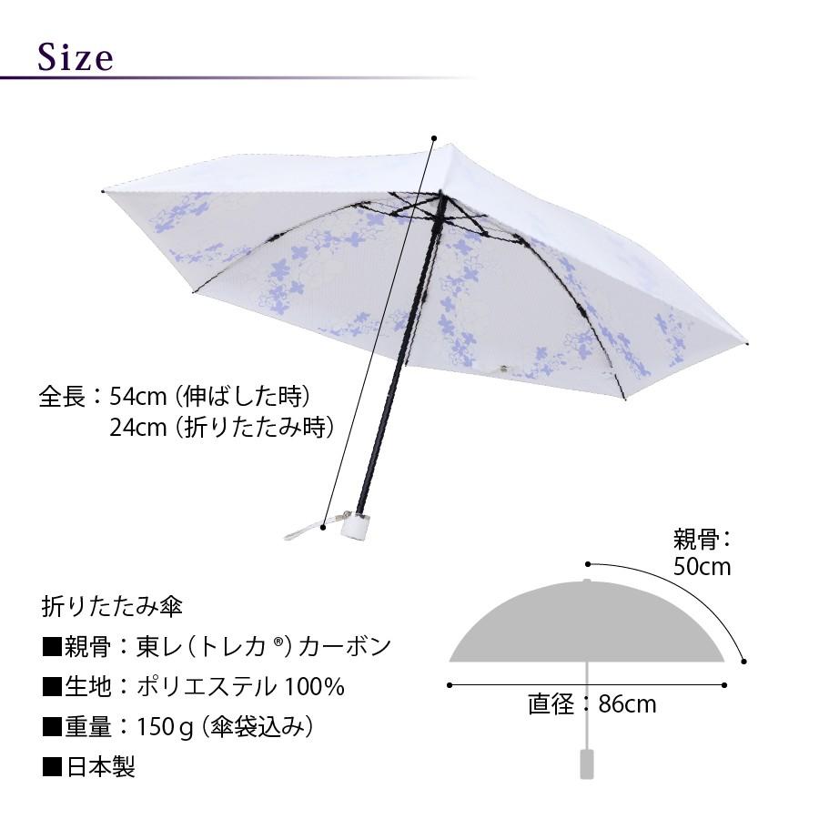 UVION 傘 レディース オシャレ 日傘 折りたたみ 軽量 完全遮光