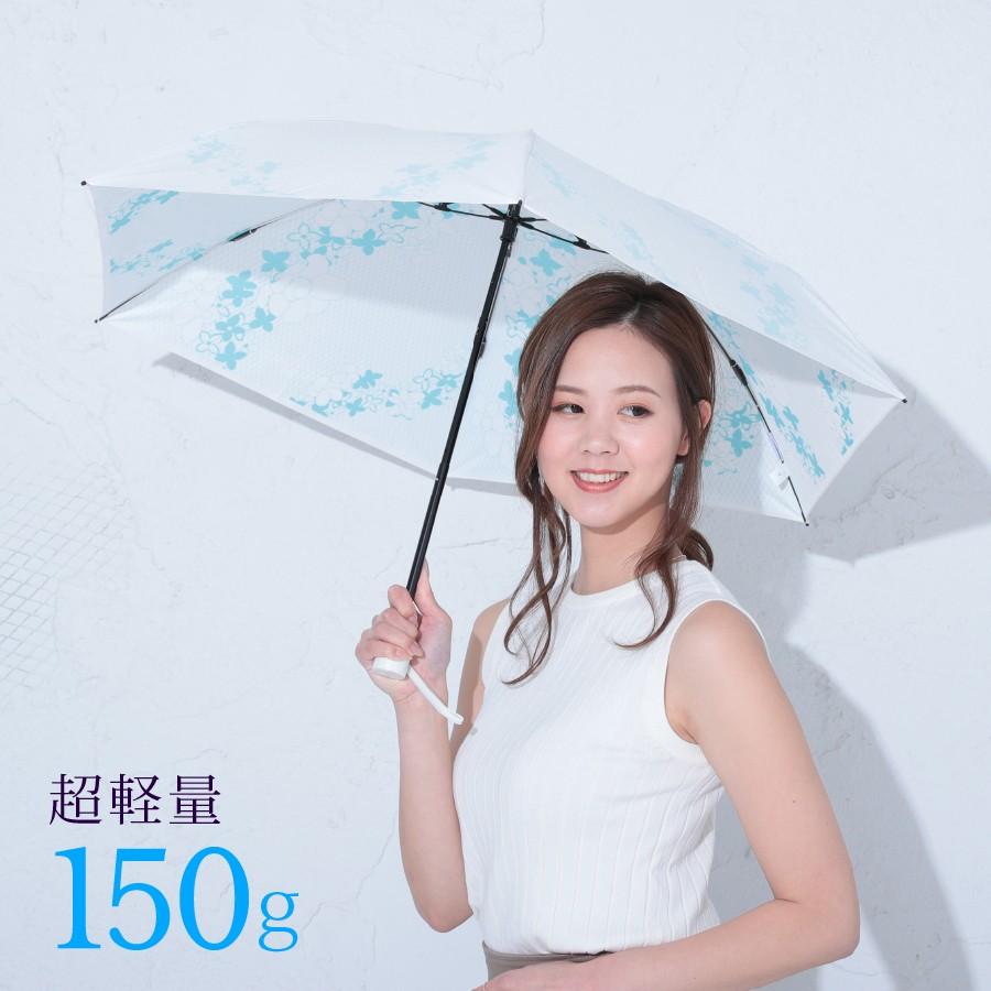 傘 レディース オシャレ 日傘 折りたたみ レディース 軽量 完全遮光 日本製 晴雨兼用 UVカット 日焼け対策 ギフト プレゼント | UVION | 07