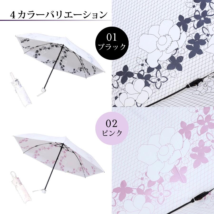 傘 レディース オシャレ 日傘 折りたたみ レディース 軽量 完全遮光 日本製 晴雨兼用 UVカット 日焼け対策 ギフト プレゼント | UVION | 08