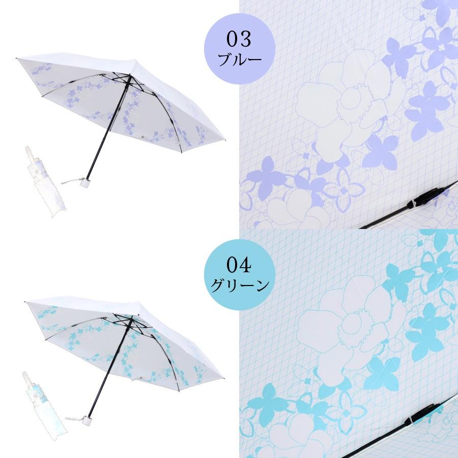 傘 レディース オシャレ 日傘 折りたたみ レディース 軽量 完全遮光 日本製 晴雨兼用 UVカット 日焼け対策 ギフト プレゼント | UVION | 09