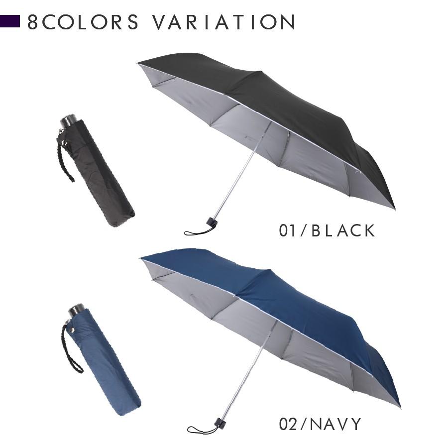 日傘 晴雨兼用 メンズ  UV対策 折りたたみ UVION ユヴィオン 60cm 無地 超軽量 遮光 遮熱 3色 UVカット率99％以上 汗対策 |  | 03
