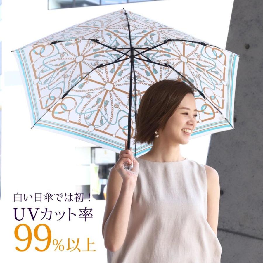 傘 レディース オシャレ 梅雨 日傘 折りたたみ レディース 完全遮光 熱中症対策グッズ 日本製 超軽量 UVカット 遮熱 ギフト プレゼント | UVION | 04