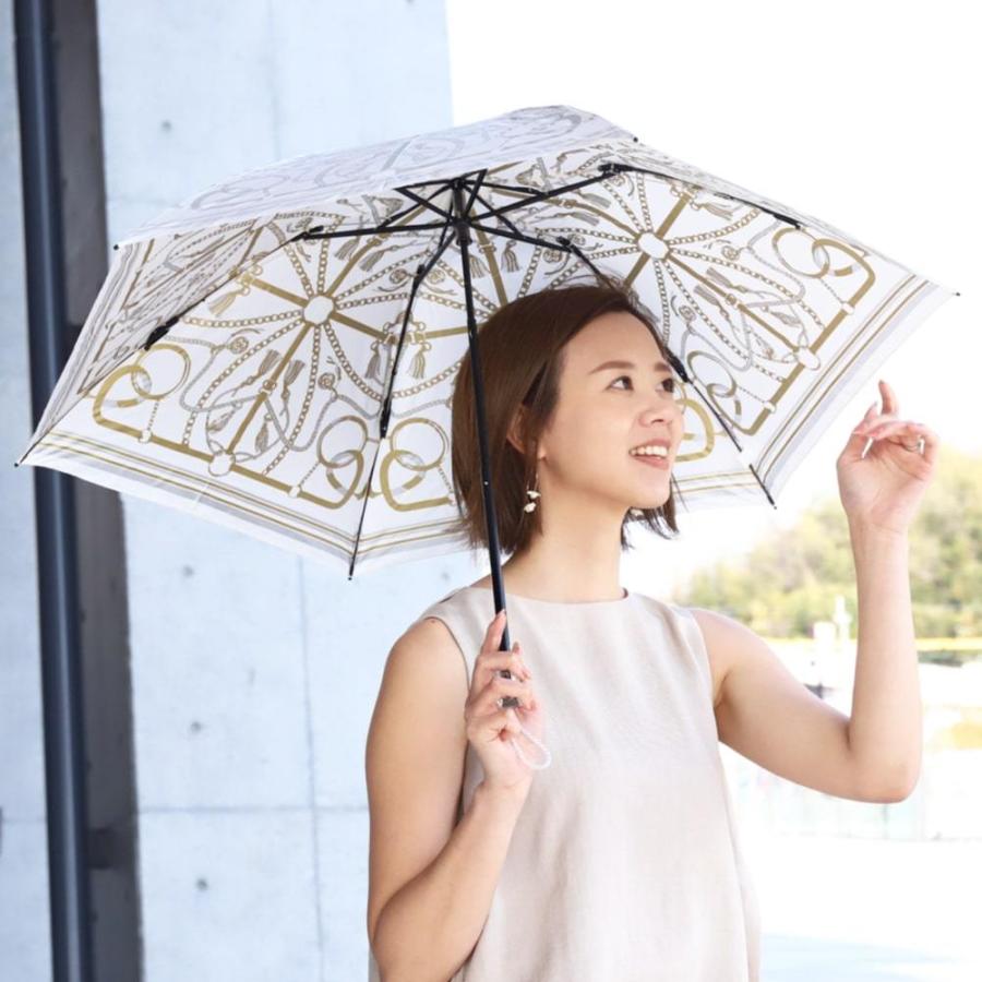傘 レディース オシャレ 梅雨 日傘 折りたたみ レディース 完全遮光 熱中症対策グッズ 日本製 超軽量 UVカット 遮熱 ギフト プレゼント | UVION | 17