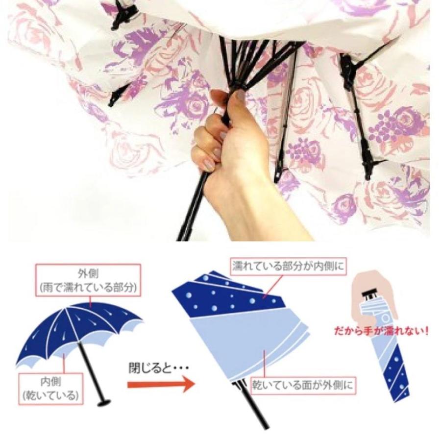 傘 レディース オシャレ 梅雨 日傘 折りたたみ レディース 完全遮光 熱中症対策グッズ 日本製 超軽量 UVカット 遮熱 ギフト プレゼント | UVION | 12