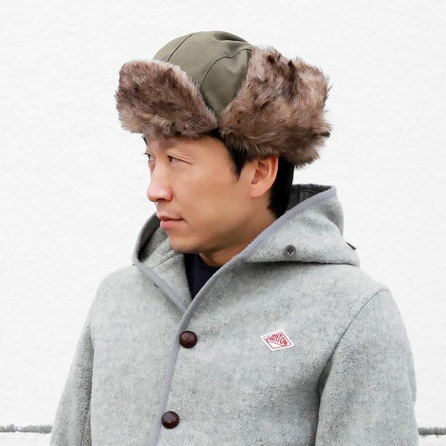 帽子 キャップ メンズ 男性用 防寒 飛行帽 耳当て付き帽子 フライトキャップ パイロットキャップ キャンバス ファー付き 58cm 男女兼用品 全4色 秋冬 |  | 01