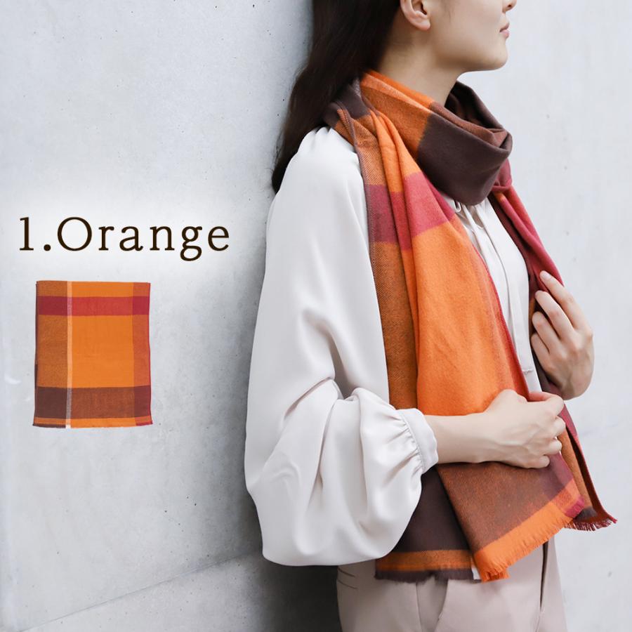 マフラー レディース チェック ブランド 今治 やわらか あったか ストール 秋冬 かわいい 上質 CS | 今治タオル | 07