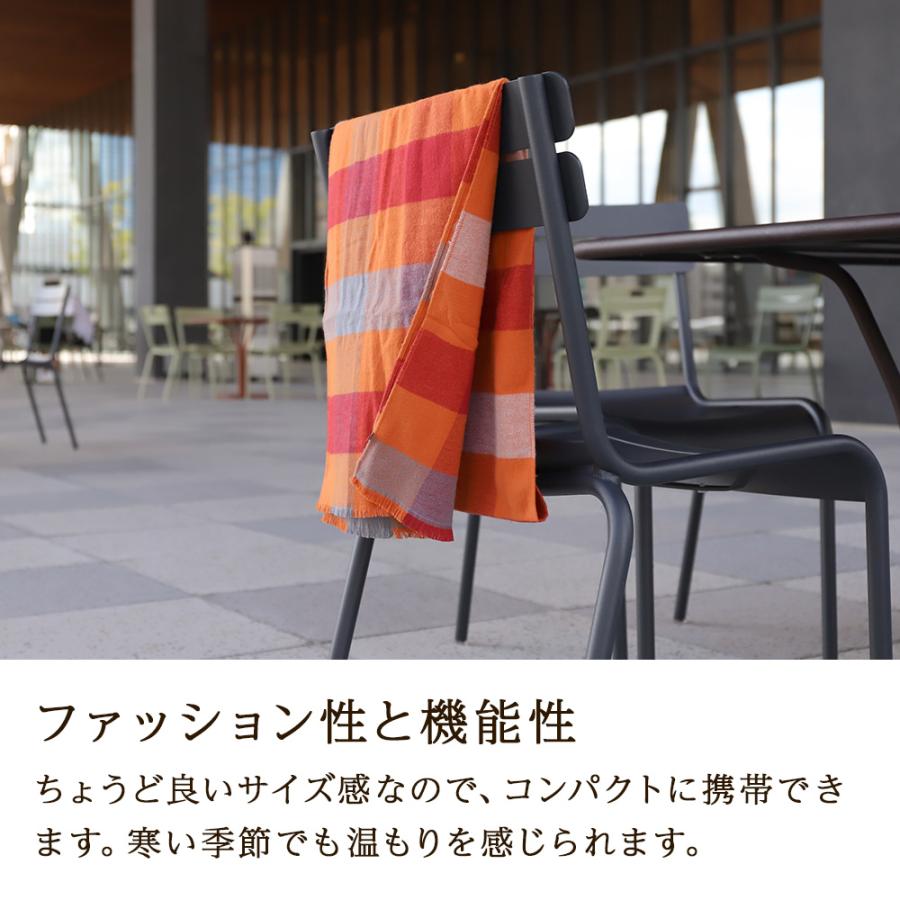 マフラー レディース チェック ブランド 今治 やわらか あったか ストール 秋冬 CS | 今治タオル | 14