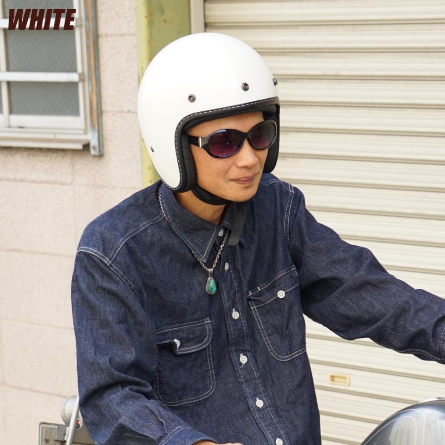 バイク ヘルメット ジェット バイク用  ジェットヘルメット ビンテージ ステッカー付き 族ヘル おしゃれ 人気 オシャレ メンズ レディース |  | 05