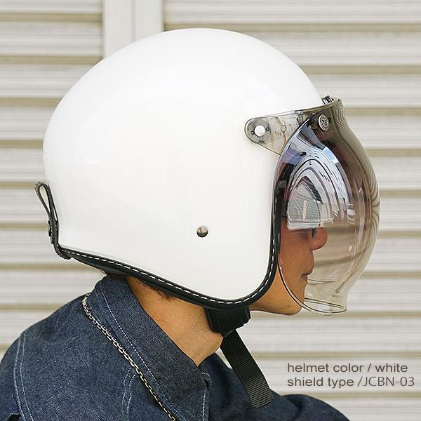 バイク ヘルメット ジェット スモールジェットヘルメット 開閉シールド付き SG規格 全排気量適合 ビンテージ ネオビンテージ VT-10 | ブランド登録なし | 09