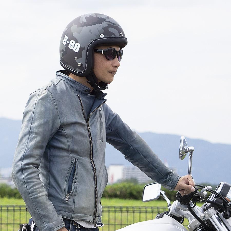 バイク ヘルメット ジェット 軽量 族ヘル カッコイイ かっこいい 迷彩 メンズ レディース ビンテージ SG規格 ネオビンテージ VT-11 バイク |  | 10