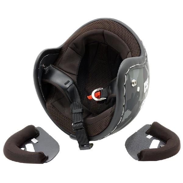 バイク ヘルメット ジェット 軽量 族ヘル カッコイイ かっこいい 迷彩