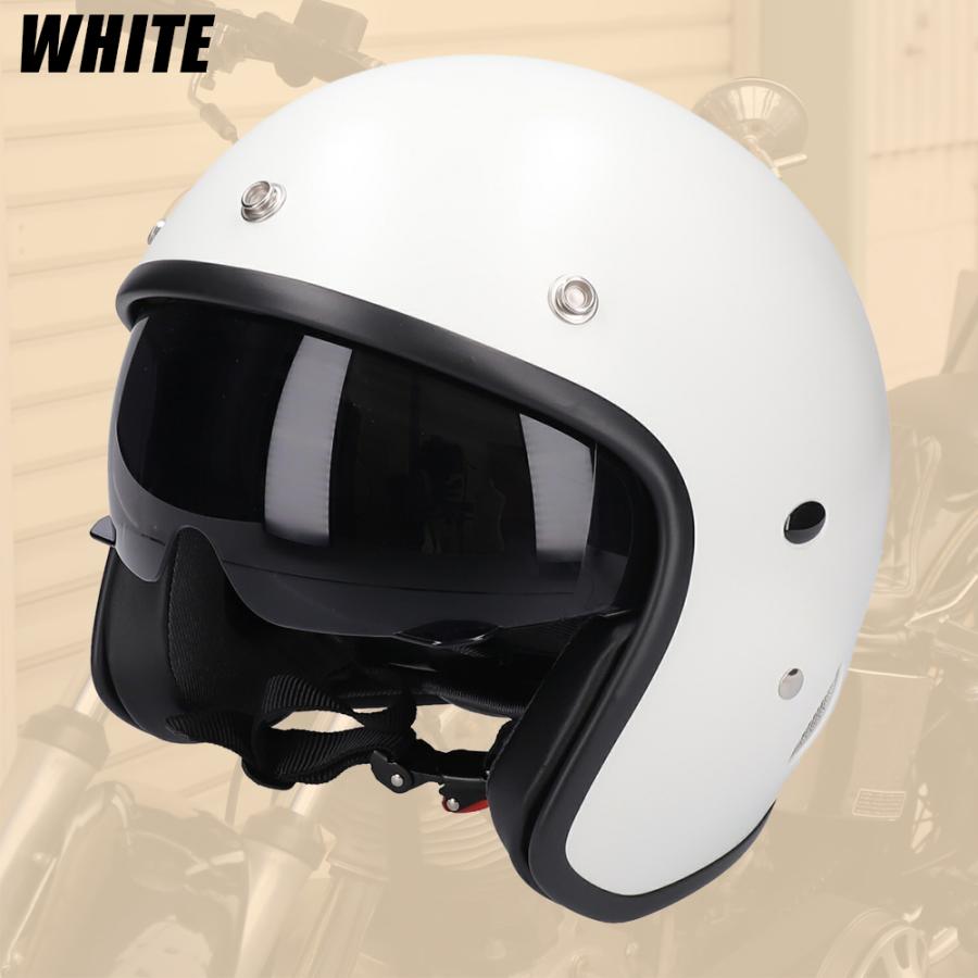 パイロットタイプ ジェットヘルメット NEO VINTAGE VT-12 Freeサイズ (頭囲:57cm〜60cm) ラチェット式 3色 バイク メンズ レディース 全排気量対応 SG規格 | ブランド登録なし | 02