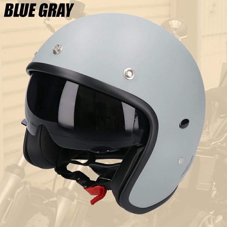 パイロットタイプ ジェットヘルメット NEO VINTAGE VT-12 Freeサイズ (頭囲:57cm〜60cm) ラチェット式 3色 バイク メンズ レディース 全排気量対応 SG規格 | ブランド登録なし | 06
