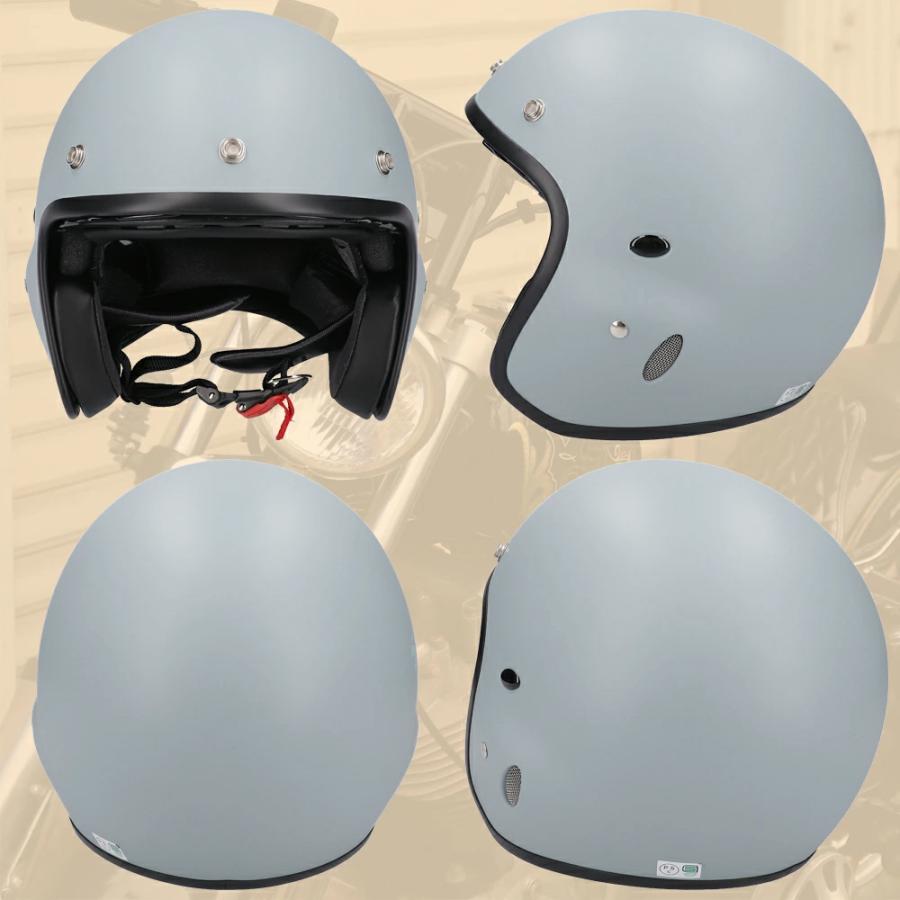 パイロットタイプ ジェットヘルメット NEO VINTAGE VT-12 Freeサイズ (頭囲:57cm〜60cm) ラチェット式 3色 バイク メンズ レディース 全排気量対応 SG規格 | ブランド登録なし | 07