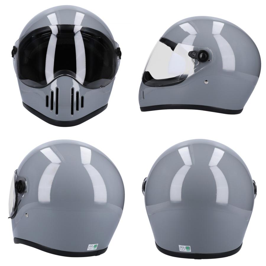 バイク ヘルメット フルフェイス 男性 オフロード アメリカン インナーシールド付き 軽量 メンズ レディース ホワイト レッド SG規格品 |  | 08