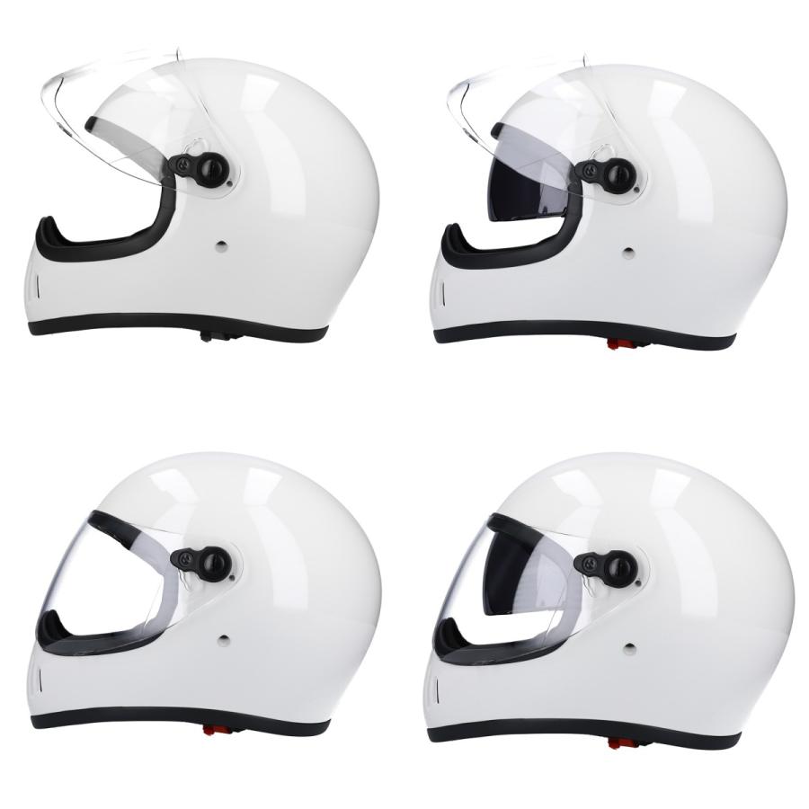 バイク ヘルメット フルフェイス 男性 オフロード アメリカン インナーシールド付き 軽量 メンズ レディース ホワイト レッド SG規格品 |  | 12