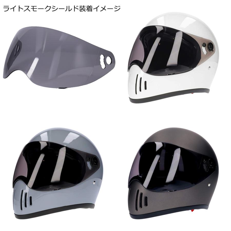 バイク ヘルメット フルフェイス 男性 オフロード アメリカン インナー