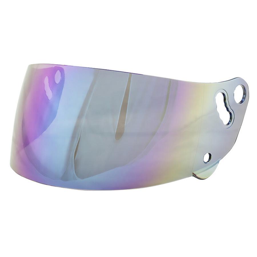 ヘルメット バイク フルフェイス ヘルメット フルフェイスヘルメット VT-6 専用オプションシールド レインボーミラー ドラッガースタイル | ブランド登録なし