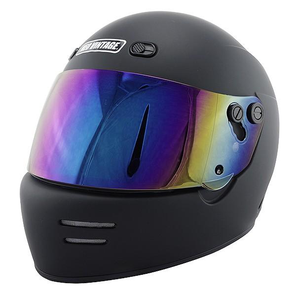 ヘルメット バイク フルフェイス ヘルメット フルフェイスヘルメット VT-6 専用オプションシールド レインボーミラー ドラッガースタイル | ブランド登録なし | 03