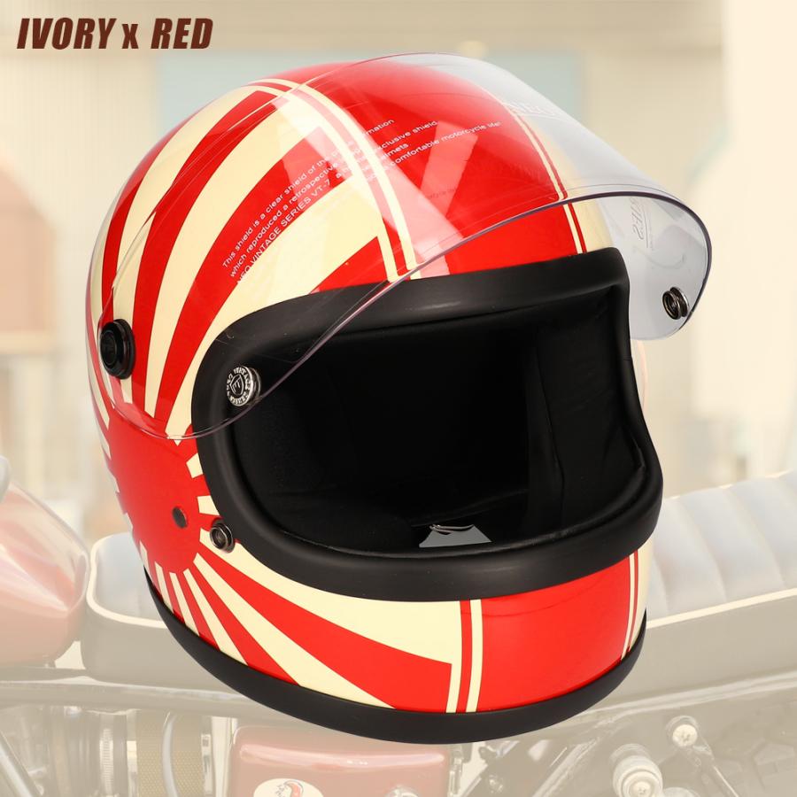 バイク ヘルメット フルフェイス ヘルメット 旧車會 日章 グラフィックモデル ツーリング |  | 03