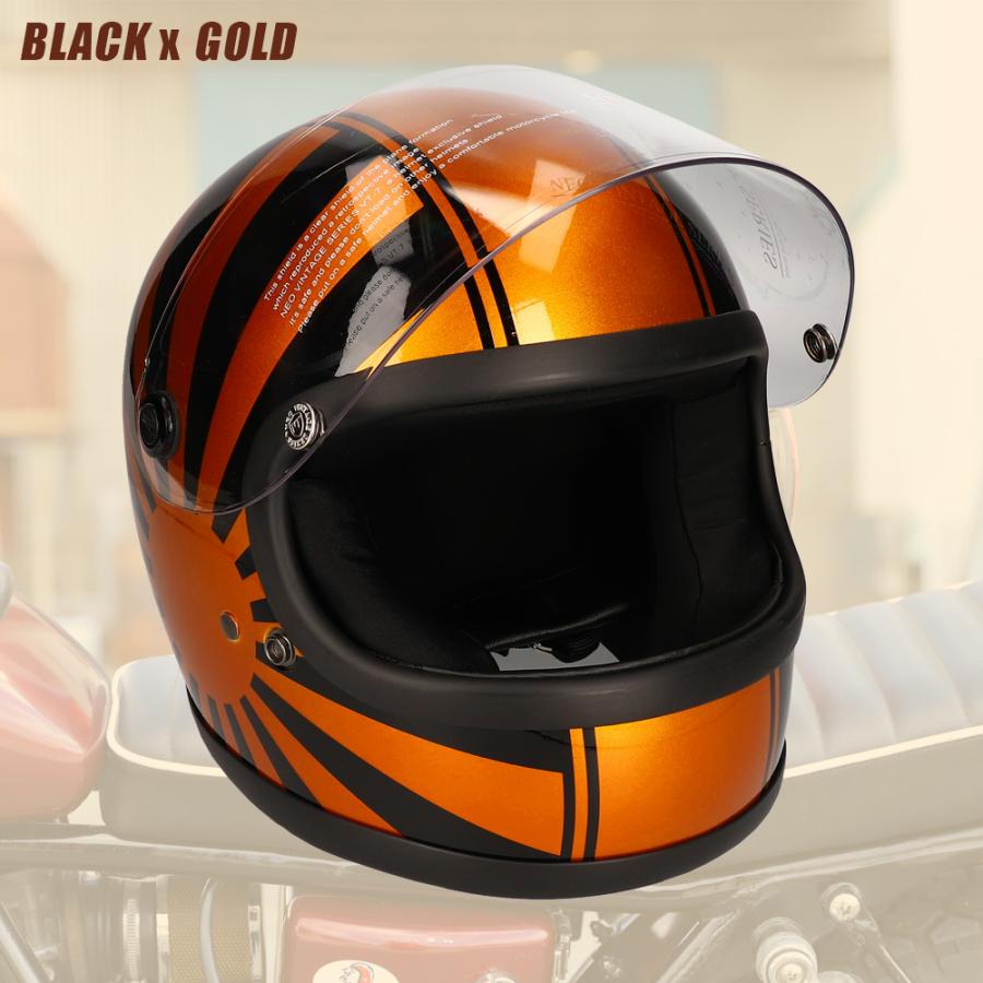 バイク ヘルメット フルフェイス ヘルメット 旧車會 日章 グラフィックモデル ツーリング |  | 04