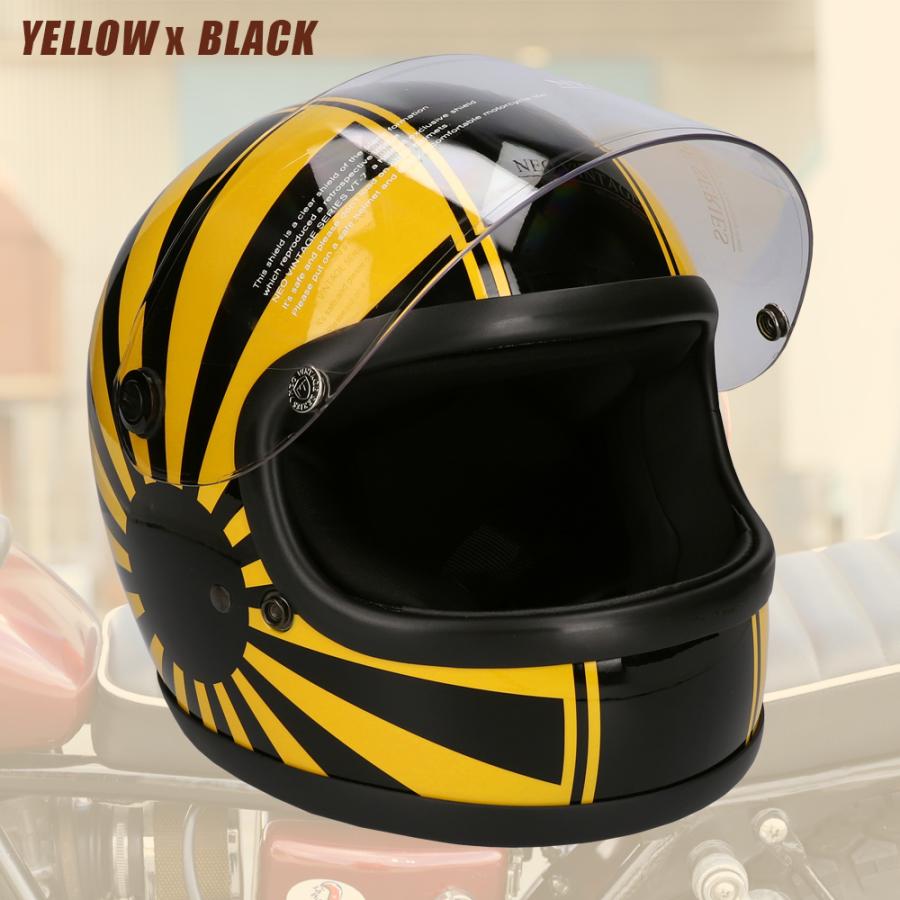 バイク ヘルメット フルフェイス ヘルメット 旧車會 日章 グラフィックモデル ツーリング |  | 06