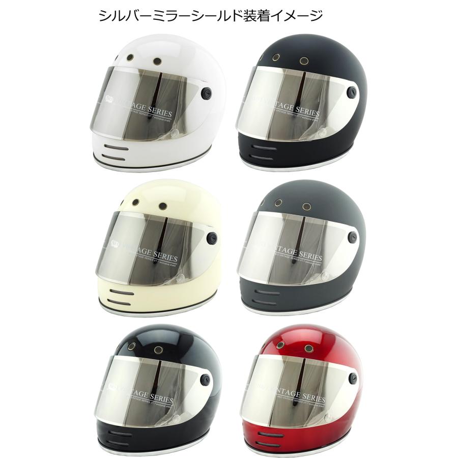バイク ヘルメット フルフェイス ミラーシールドセット M Ｌサイズ 57〜60cm未満 全排気量対応 バイク用 SG規格品 ステッカー付き  旧車會 族ヘル VT-9 |  | 10