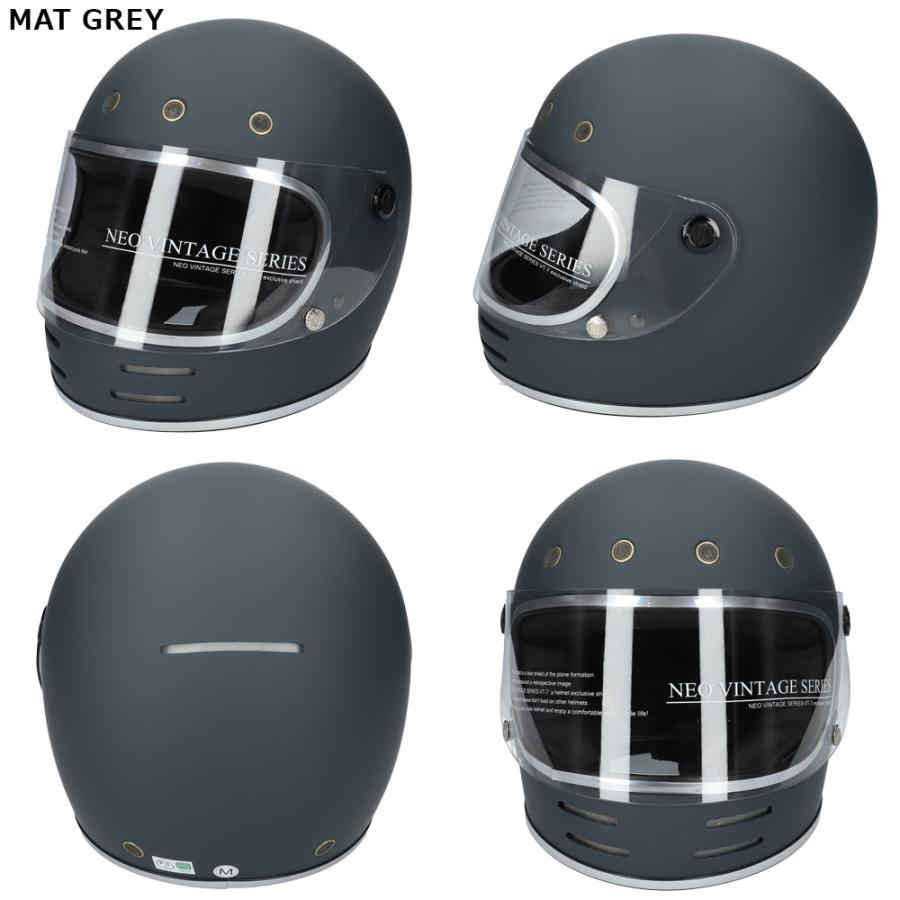 バイク ヘルメット フルフェイス ミラーシールドセット M Ｌサイズ 57〜60cm未満 全排気量対応 バイク用 SG規格品 ステッカー付き  旧車會 族ヘル VT-9 |  | 06