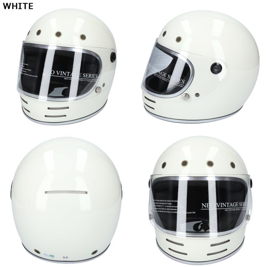 バイク ヘルメット フルフェイス シールドセット M Ｌサイズ 57〜60cm未満 全排気量対応 バイク用 SG規格品 単色 ステッカー付き 旧車會 族ヘル VT-9 |  | 02