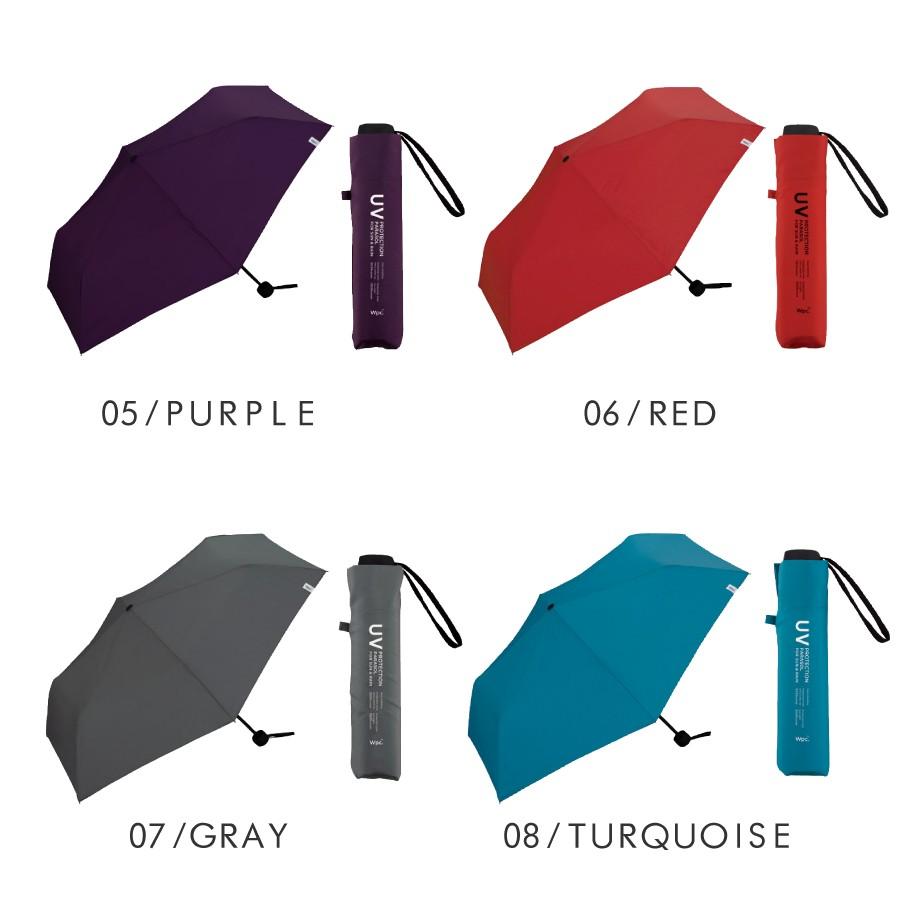 折りたたみ傘 Wpc 軽量 男女兼用 日傘 晴雨兼用傘 UVカット99% 遮光ミニマムベーシックパラソル 55cm WPC8019236 遮光 遮熱 プレゼント | Wpc. | 14