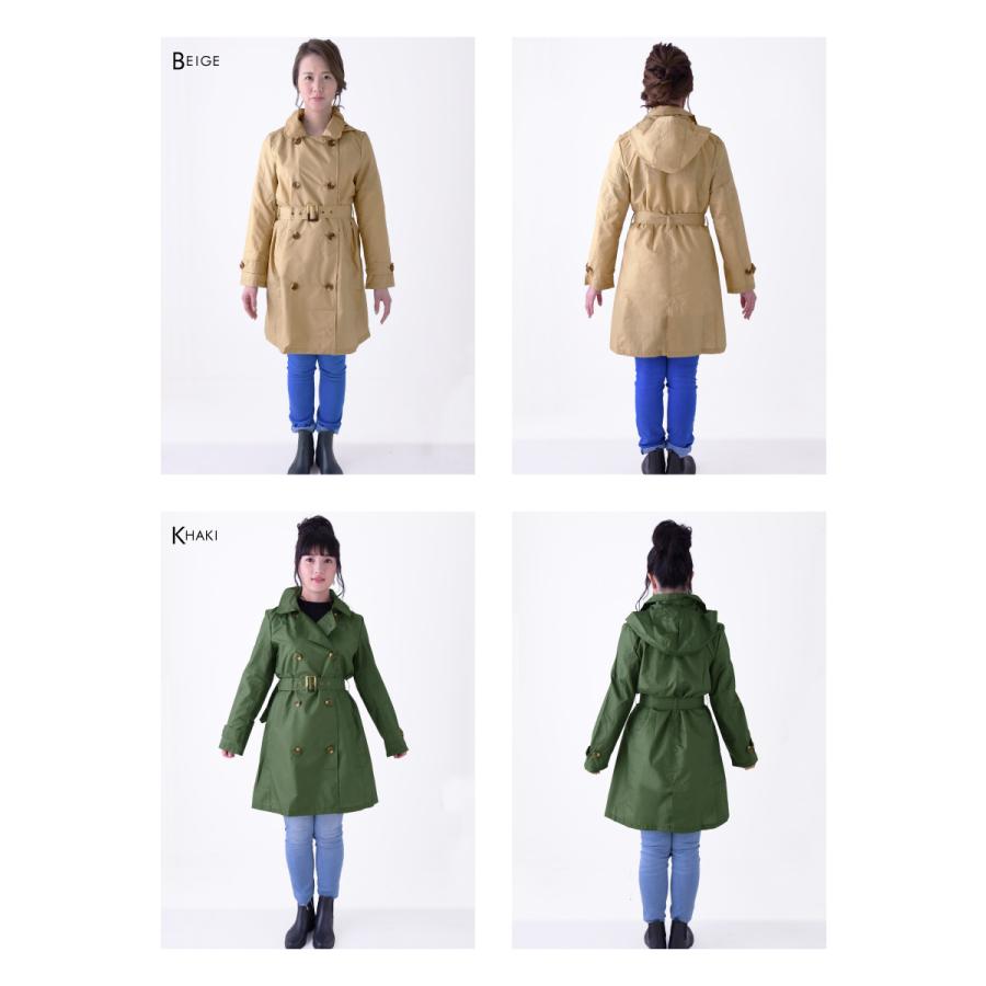 レインコート レディース トレンチ WPC ブランド 雨具 3色 FREEサイズ 女性 雨 かっぱ 自転車 通学 通勤 アウトドア キャンプ 登山 梅雨 |  | 02