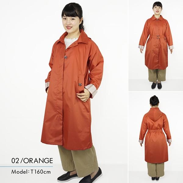 レインコート レディース トレンチコート型 WPC ブランド 雨具 全4色 FREEサイズ カッパ 自転車 通学 通勤 おしゃれ アウトドア 梅雨 |  | 03