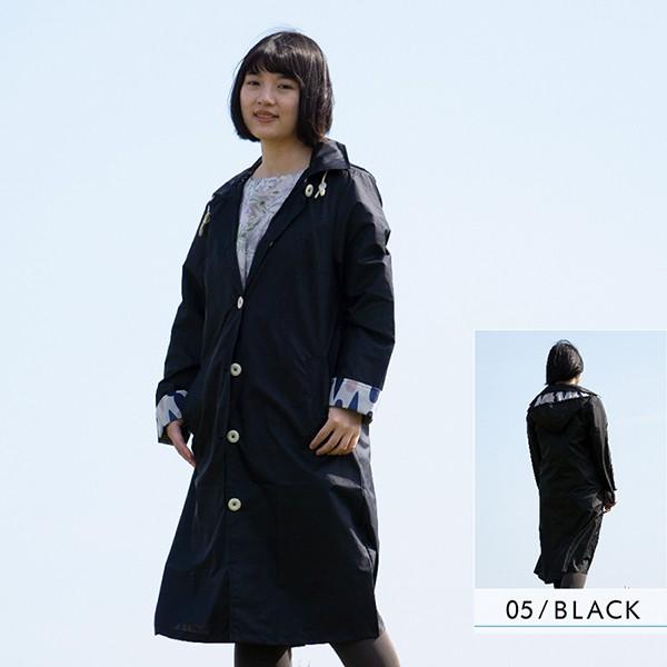 レインコート 自転車 レディース ワークコート WPC 5色 FREEサイズ 女性 雨 かっぱ  アウトドア キャンプ 登山 北欧柄 便利 野外 |  | 10