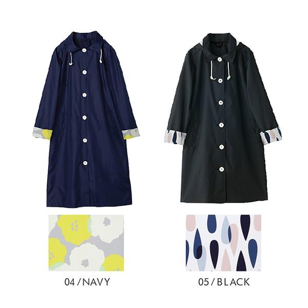 レインコート 自転車 レディース ワークコート WPC 5色 FREEサイズ 女性 雨 かっぱ  アウトドア キャンプ 登山 北欧柄 便利 野外 |  | 13