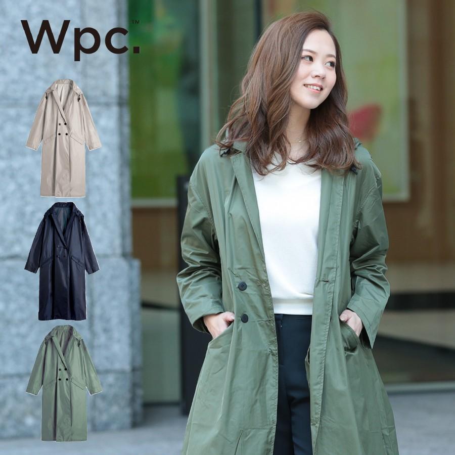 Wpc ツイルチェスターコート レインコート レディース オールシーズン 収納バッグ付き ポリエステル 三色 カジュアル 雨具 雨の日 おしゃれ Wpcr1109 アレグレット 日傘 Uv 帽子 手袋 通販 Yahoo ショッピング