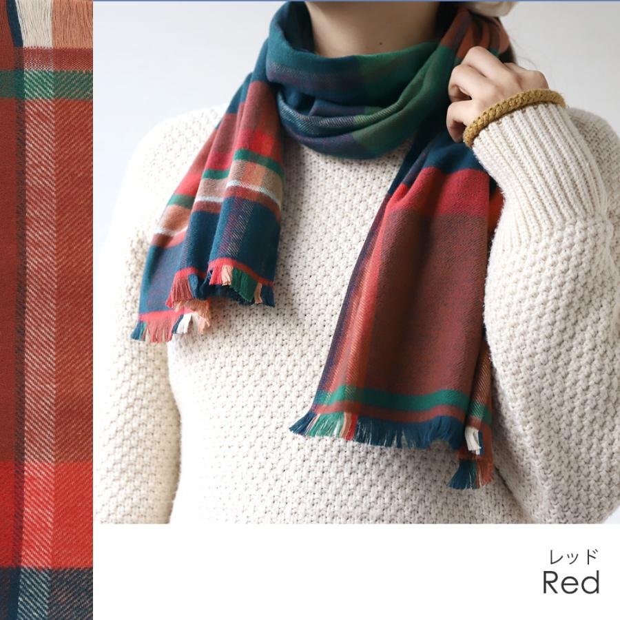 マフラー レディース チェック 綿100％ ブランド 今治 やわらか UVカット 秋冬 CS | 今治タオル | 15