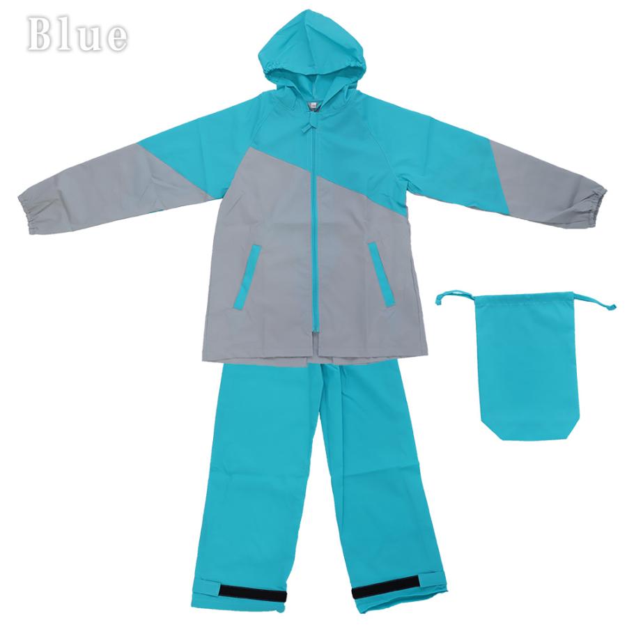 レインコート キッズ ランドセル対応 子供 フード付 パンツ スーツ 雨具 |  | 13