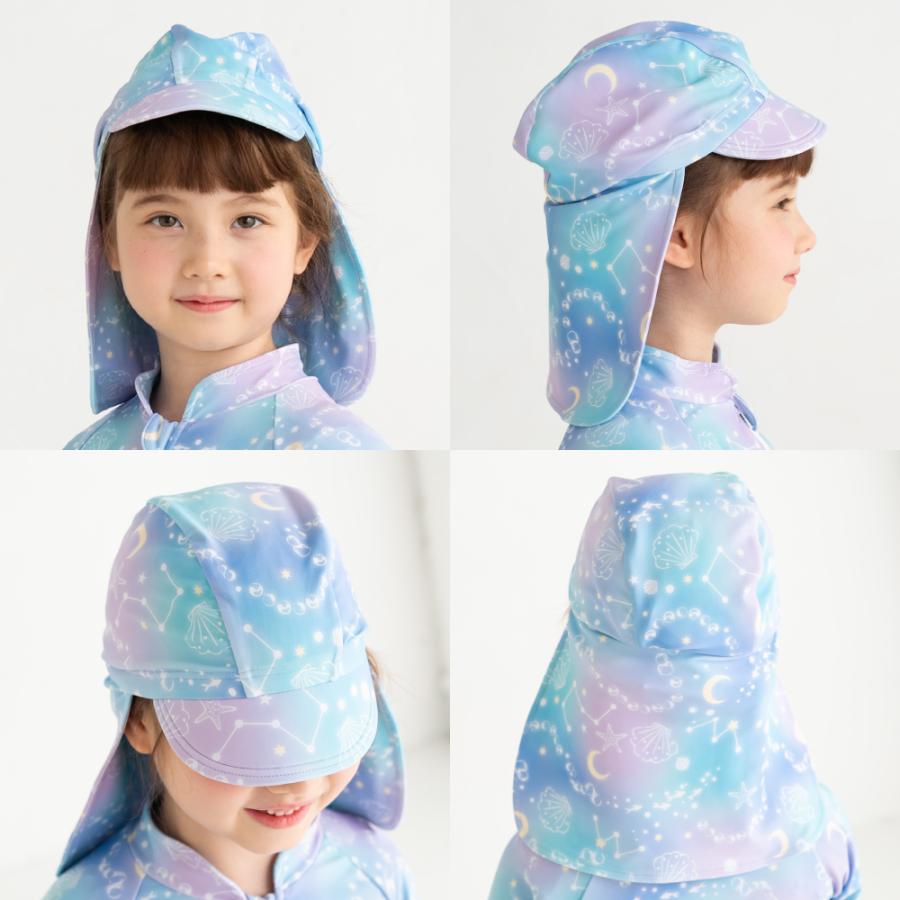 スイムキャップ 日焼けカバー付き UVカット UPF50＋ 水泳帽 キッズ 子ども かわいい 女の子 |  | 06
