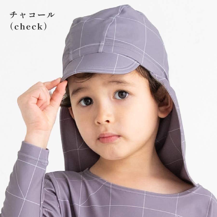 スイムキャップ 日焼けカバー付き UVカット UPF50＋ 水泳帽 キッズ 子ども 男の子 女の子 |  | 01