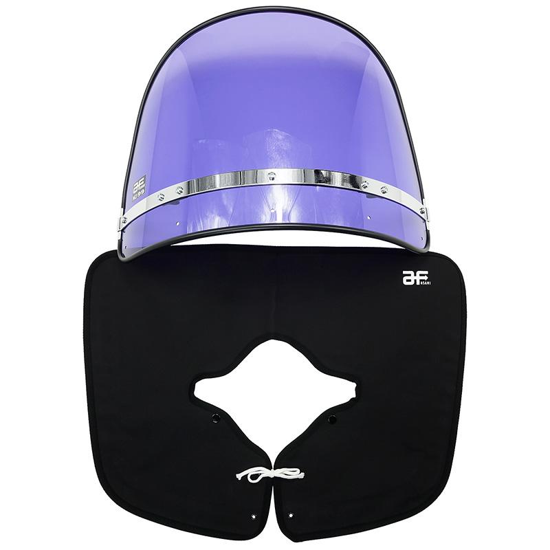 ゼットファーザー×旭風防 日本製 ムラサキ 風防 フーボー スクリーン