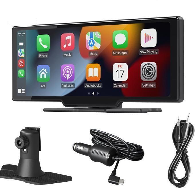 2026新型 ワイヤレスCarplay/AndroidAuto対応車載モニター 10インチISP