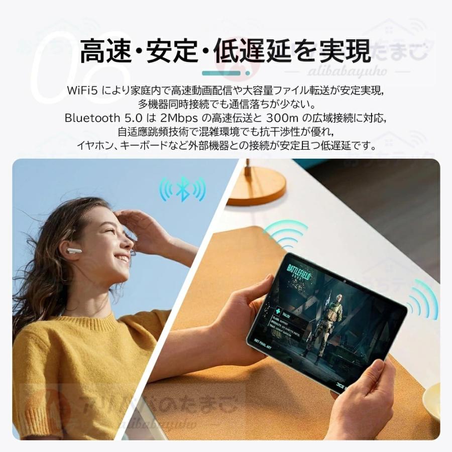 2026 タブレット Android 15 新品 Wi-Fiモデル 10.1インチ 6GB 8GB RAM
